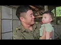 A heartwarming reunion; she was finally able to see her little daughter again.