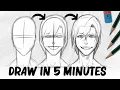 How to draw a face My Method DrawlikeaSir