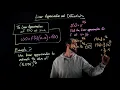Linear Approximation Example 2
