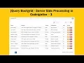 jQuery Bootgrid - Server Side Processing in Codeigniter