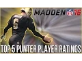 Top 5 Punter Player Ratings In Madden NFL 16 Important Position Our Thoughts
