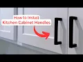 Easy DIY Kitchen Cabinet Handles Install for Beginners How to Use Cabinet Template Kit DR Horton