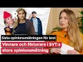 Lagu Vinnarna och förlorarna i SVT:s sista opinionsmätning för 2025