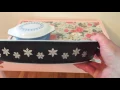 Vintage Pyrex Snowflake Blue and Snowflake Charcoal