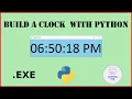 How to build simple clock application with Python