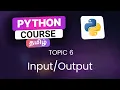 Input Function in Python in Tamil