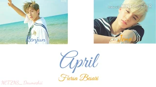 NCT Renjun lokal, NCT Jeno lokal (Local) - April, fiersa besari (Color coded lyrics)