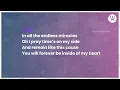 STARTING WITH YOU ENGLISH VERSION WITH LYRICS