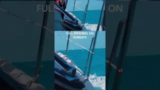 Sailing the Bahamas 18 Knots of Wind in a Catalina 387 – SV CADENCE #shorts