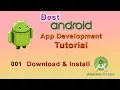 001 Download and Install Android Studio Android App Development Tutorial