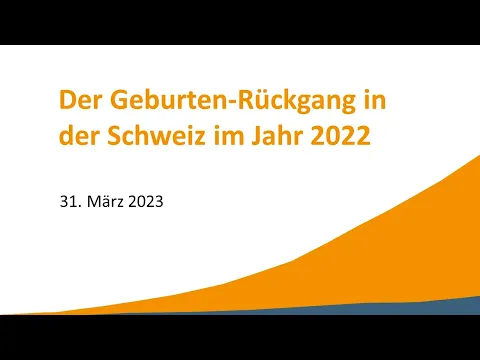 Geburtenru00fcckgang in der Schweiz 2022
