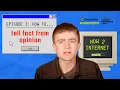 The Difference Between Fact and Opinion How2Internet
