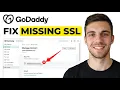 How to Fix Missing SSL Certificate Option in GoDaddy 2026 Quick Guide