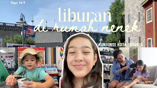 Kunjungi kota Inggris dengan mertua dan anak-anak