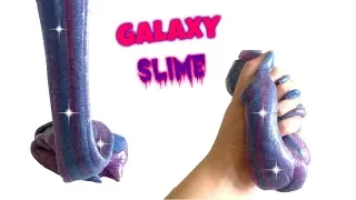 como hacer slime galaxy sin borax solo 3 ingredientes