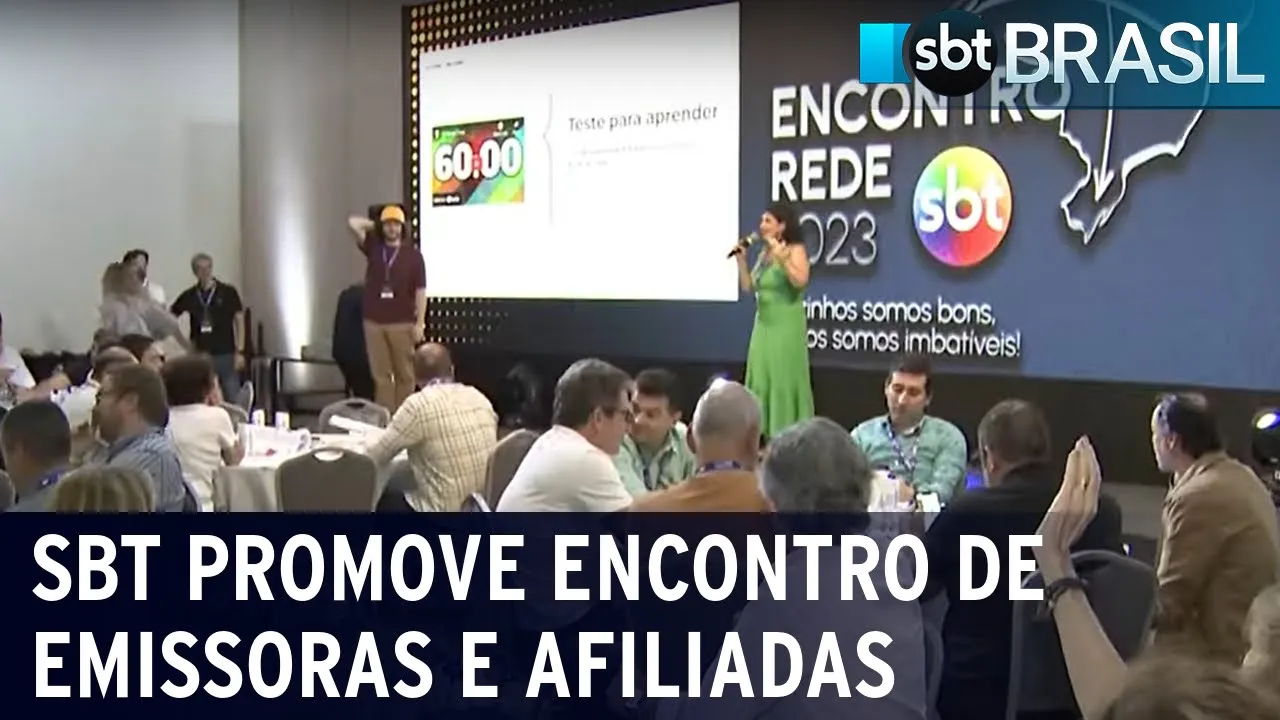 SBT promove encontro de emissoras e afiliadas | SBT Brasil (27/09/23)