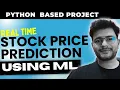 Stock Price Prediction Web App Using Python Flask Real Time