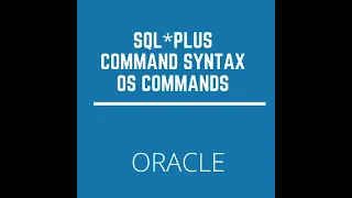SQL PLUS OS Commands
