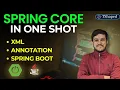 Spring Boot Tutorial in 2025 Spring Core in One Shot Hyder Abbas Spring 6 Spring Boot 3
