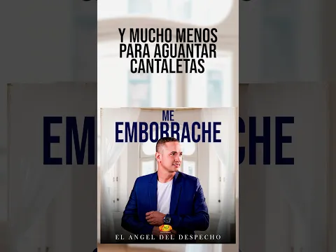 #short Me Emborrache El Angel Del Despecho (Video Letra) #shorts