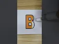 Coloring Alphabet Letter B - Oddly Satisfying