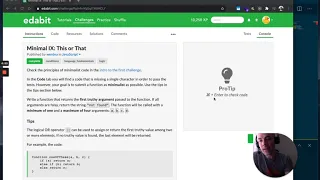 Javascript Coding Challenge - Edabit