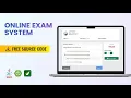 Online Exam System Project in Java Spring Boot Free Source Code Exam Portal Project