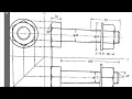 Hexagonal bolt and Nut with solid edge