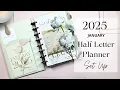 Simplifying My Planner for 2025 New Half Letter Junior Planner Set Up for January 2025