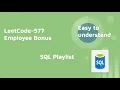 SQL Leetcode Problem Easy 577 - Employee Bonus