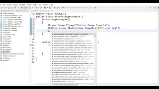 How to add Image on JButton Swing Java Lecture 72 Learn Programming
