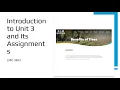 Unit 3-1 Unit 3 Introduction and Its Assignment