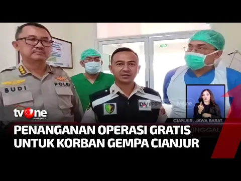 RS Bhayangkara Cianjur Beri Fasilitas Operasi Gratis untuk Korban Gempa & Tanah Longsor