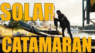 Converting Small Catamaran to Solar Electric – Sink or Swim 229