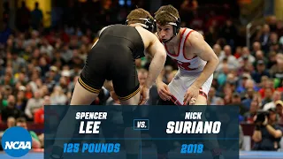 Spencer Lee vs Nick Suriano 2018 NCAA title 125 lbs