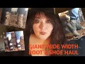 WIDE WIDTH BOOT SHOE HAUL - ROAMANS
