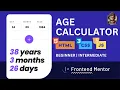 Age calculator app - Frontend Mentor