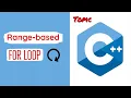 Range based for-loop in C