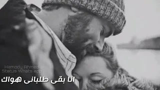 انا بقى حسيت ده معاك انا بقى طلبانى هواك حاله واتس رومانسى تامر حسني من اغنيه يا تاعبنى 