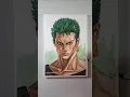 coloring Roronoa zoro Drawing