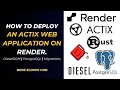 How To Deploy Rust Actix Web DieselORM and PostgreSQL Application on Render Actix web Rust