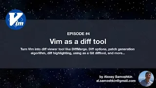 Vim universe Vim as a diff tool
