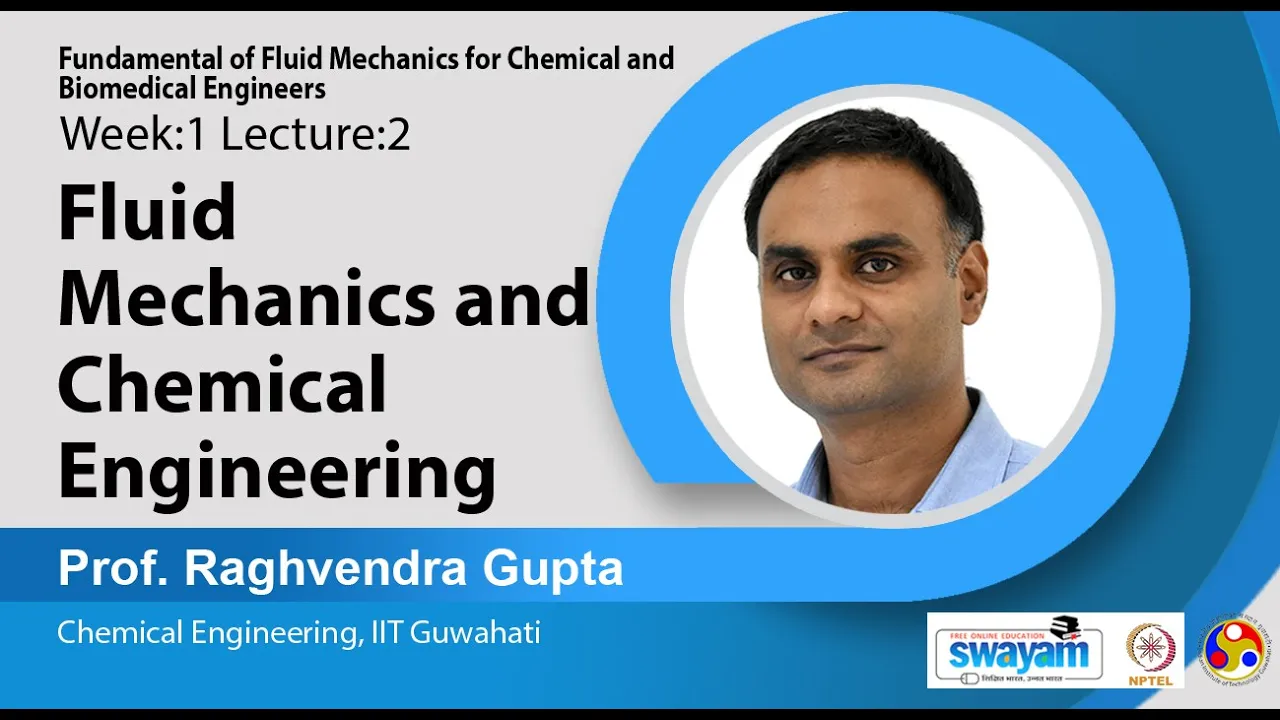 Lec 2 : Fluid Mechanics and Chemical Engineering