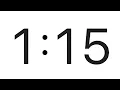 1 Minute 15 Second Timer 75 Seconds