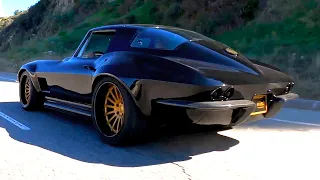 WIDEBODY Big Block 427 Powered C2 Corvette with Straight Pipes