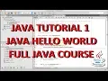 Lecture 1 Java Hello World - Intro to Java Programming From Beginner To Advanced