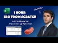 1 hour LBO model from scratch done by an MBA student
