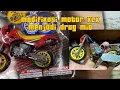 Modifikasi Miniatur Motor KLX menjadi Drag MIO