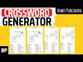 Bulk Create Crosswords For KDP Publishing With Puzzle Generator 2 0