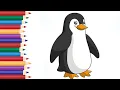 How to color penguin penguin coloring page kids coloring fun Markers color coloring